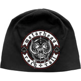 Motorhead - Lemmy-Biker Badge- Black OSFA Beanie Cap