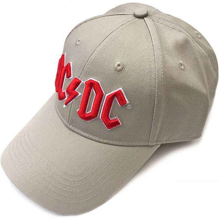 AC/DC - Red Logo - Sand OSFA Baseball Cap