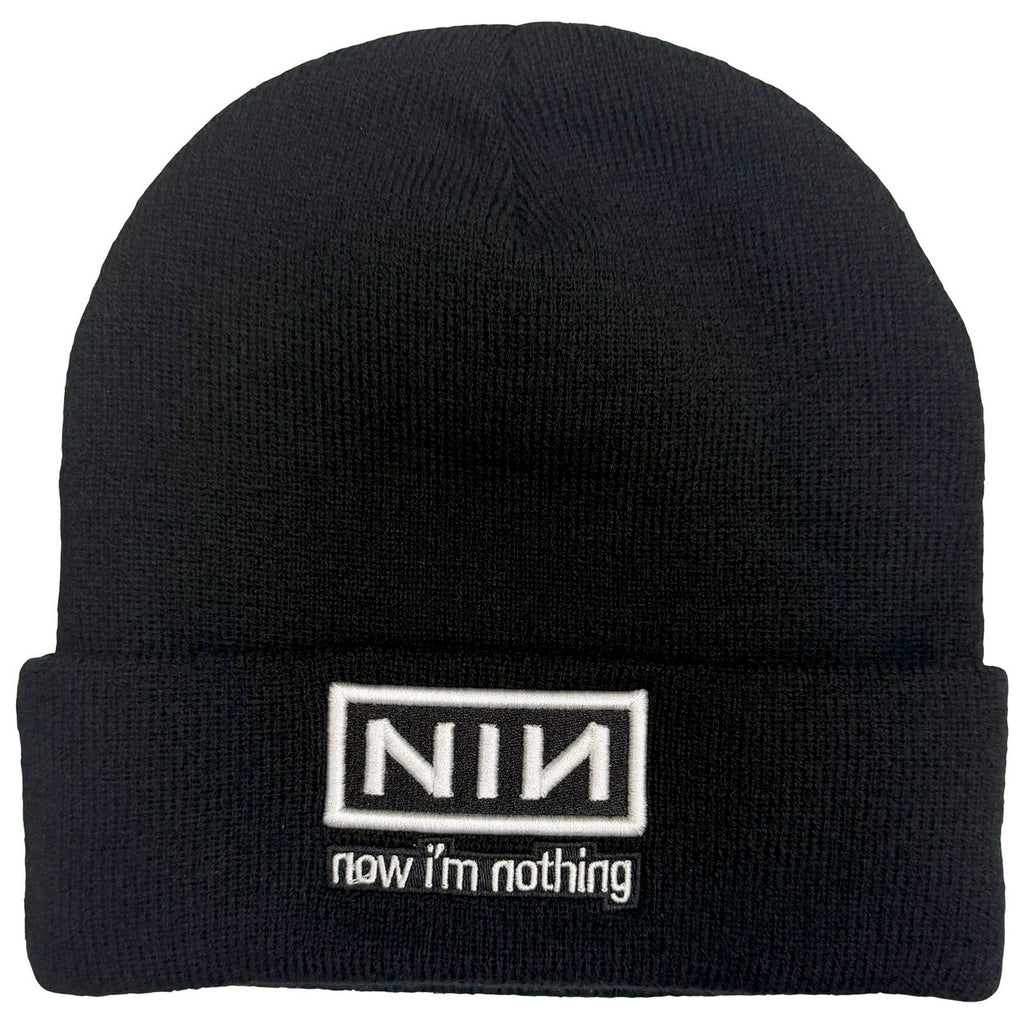 Nine Inch Nails - Now I'm Nothing - OSFA Black Beanie Ski Cap