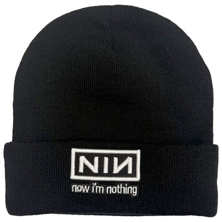 Nine Inch Nails - Now I'm Nothing - OSFA Black Beanie Ski Cap