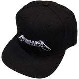 Metallica - 3D Logo - Black OSFA Snapback  Baseball Cap