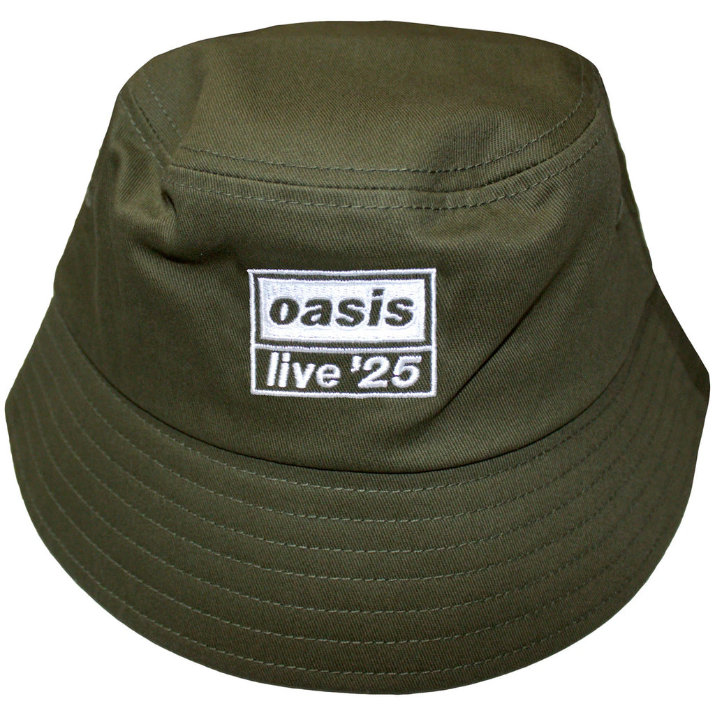 Oasis - Live '25 Logo Ex-Tour Merch -Green Bucket. Cap
