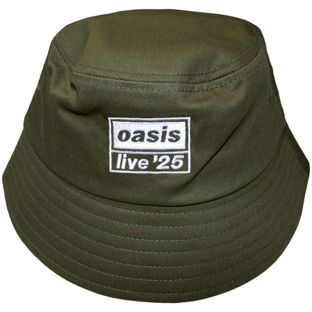 Oasis - Live '25 Logo Ex-Tour Merch -Green Bucket. Cap