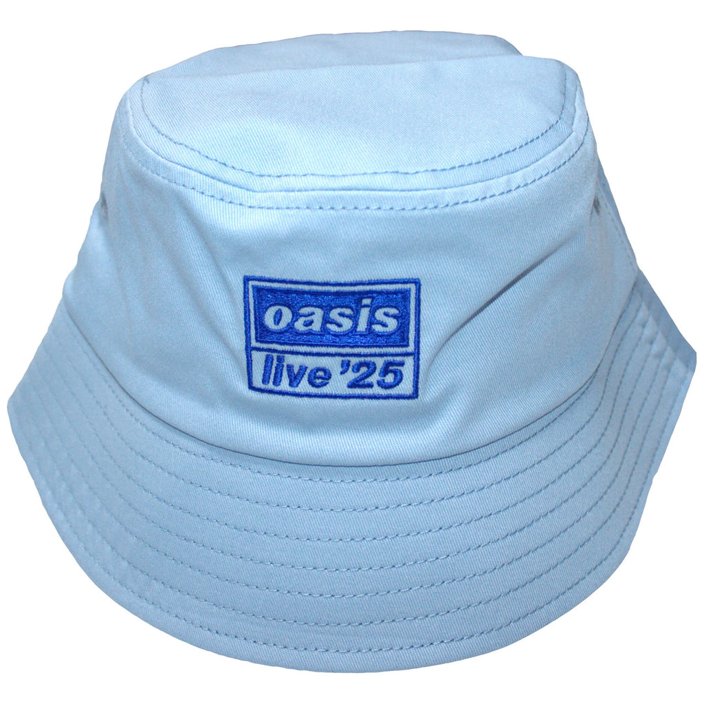 Oasis - Live '25 Logo Ex-Tour Merch -Blue Bucket. Cap