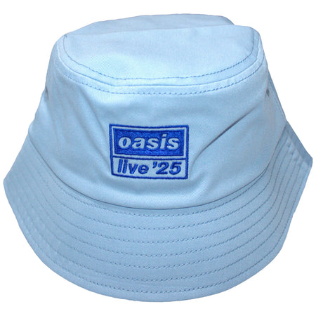 Oasis - Live '25 Logo Ex-Tour Merch -Blue Bucket. Cap
