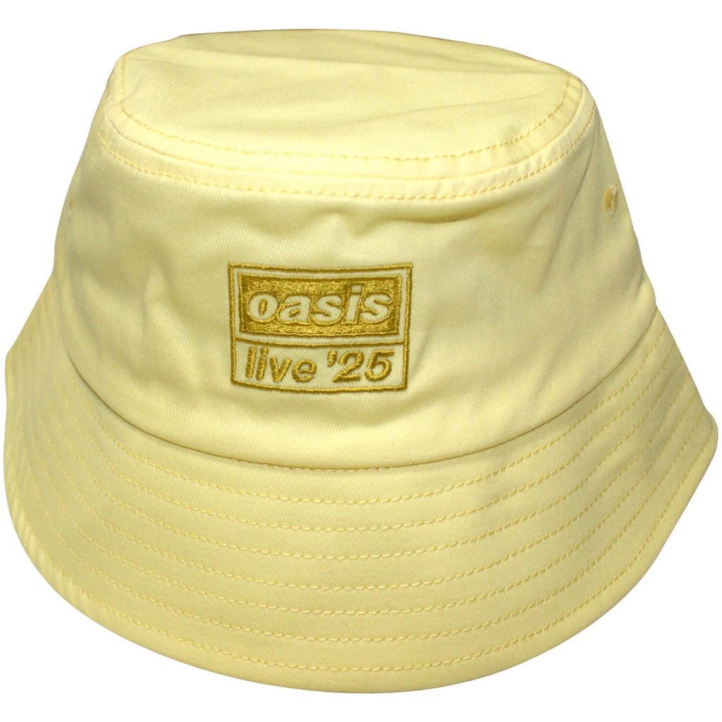 Oasis - Live '25 Logo Ex-Tour Merch -Yellow Bucket. Cap