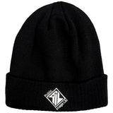 PIL - Public Image Ltd - Diamond Logo & Text- Black  OSFA Beanie Ski  Cap