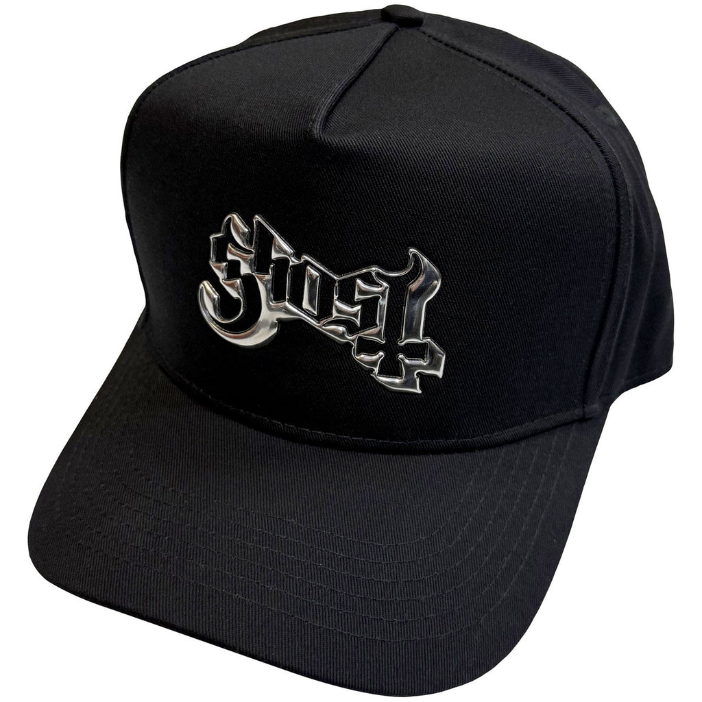 Ghost -  Sonic Silver Logo - Black OSFA Snapback Baseball Cap