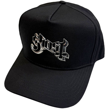 Ghost -  Sonic Silver Logo - Black OSFA Snapback Baseball Cap