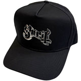 Ghost -  Sonic Silver Logo - Black OSFA Snapback Baseball Cap