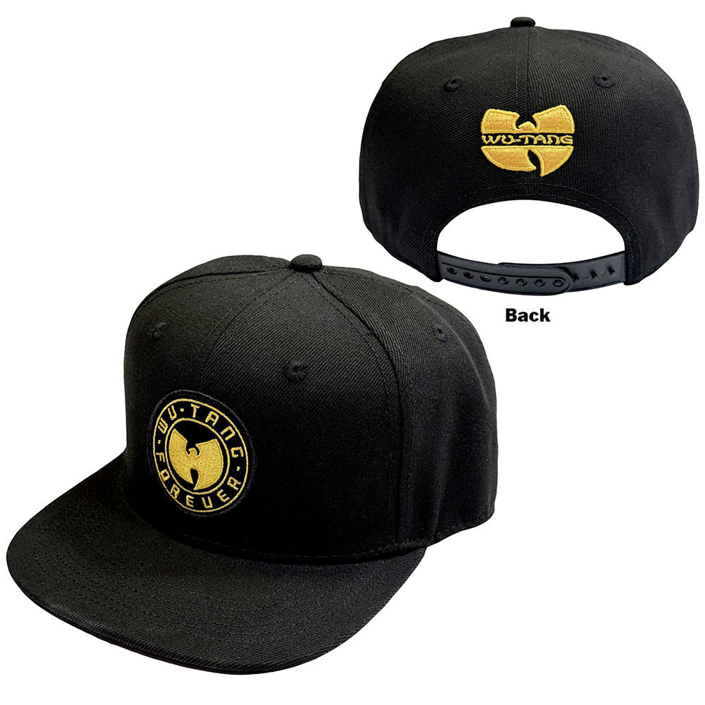 Wu Tang Clan - Forever - OSFA Black Snapback Baseball Cap
