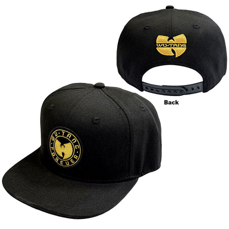 Wu Tang Clan - Forever - OSFA Black Snapback Baseball Cap