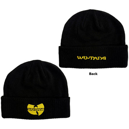 Wu Tang Clan - Logo - OSFA Black Beanie Ski Cap