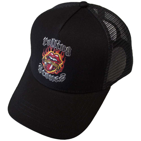 The Rolling Stones - Tattoo You - Black Mesh Back OSFA Snapback  Baseball Cap