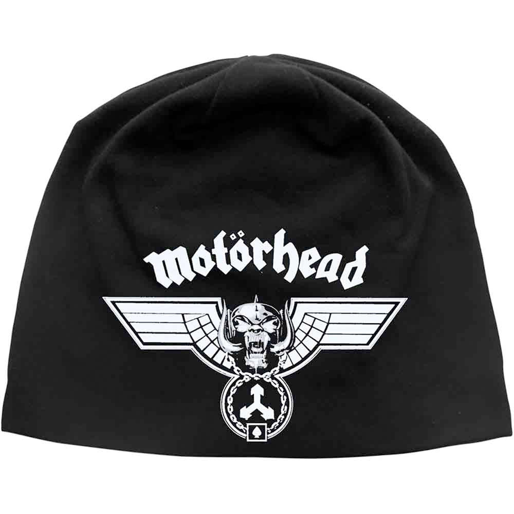 Motorhead - Hammered JD Print - Black Beanie Ski Cap