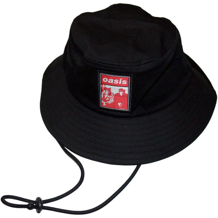 Oasis - Wonderwall Patch - Ex- Tour Merch -Black Bucket. Boonie Cap
