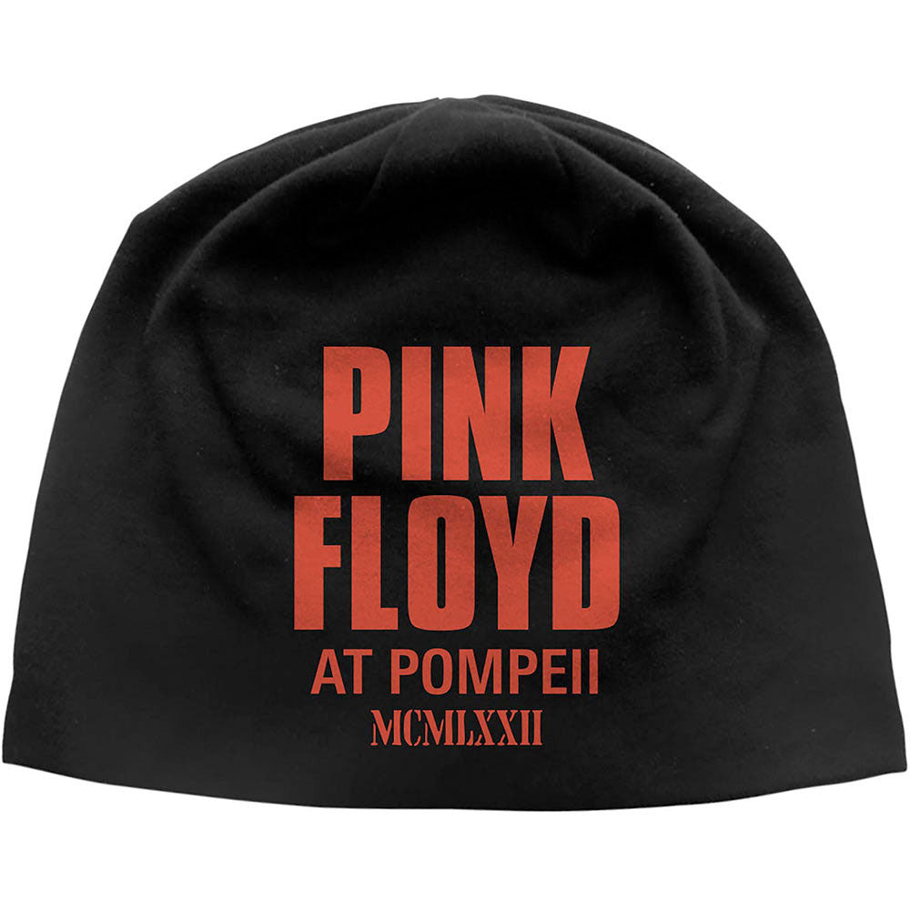 Pink Floyd - Live At Pompeii JD Print - Black Ski Cap Beanie