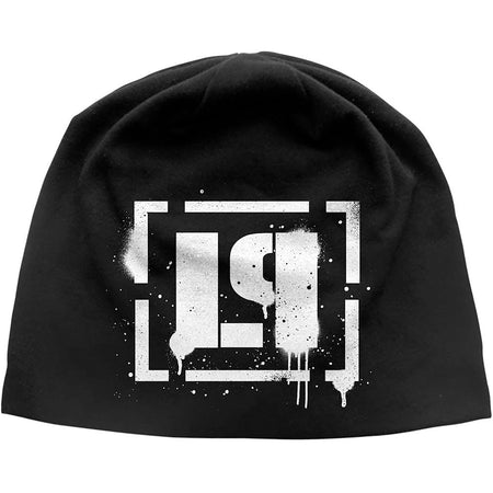 Linkin Park - Spray Logo JD Print - Black Ski Cap Beanie