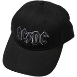 AC/DC - Black Logo - Black OSFA Snapback Baseball Cap