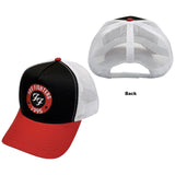 Foo Fighters - 1995 Emblem - Black, Red & White. OSFA Mesh Back Baseball Cap