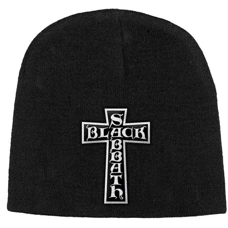 Black Sabbath - Cross - Black Ski Cap Beanie