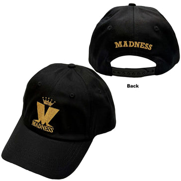 Madness - Crown and M - Black OSFA Snapback Baseball Cap