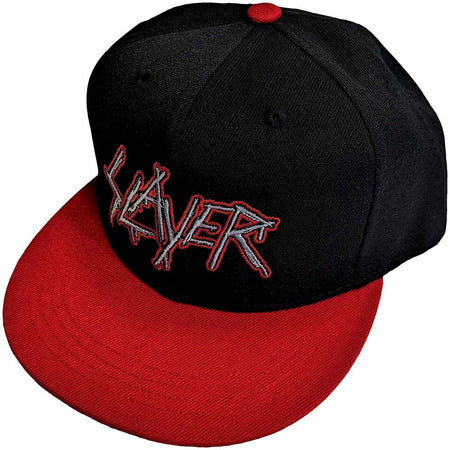 Slayer - Dripping Logo Outline - Black OSFA  Snapback Baseball Cap