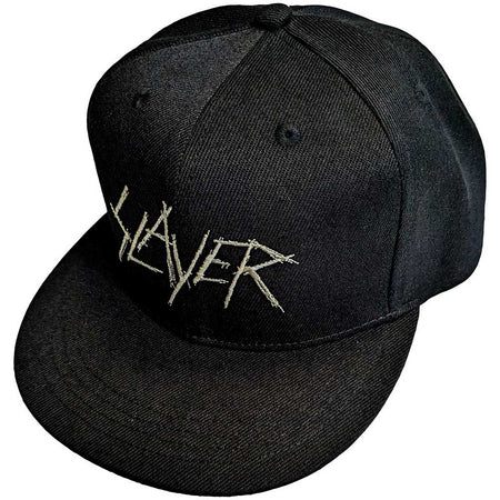 Slayer - Scratchy Logo - Black OSFA  Snapback Baseball Cap