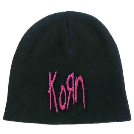 Korn -  Logo - Black Ski Cap Beanie