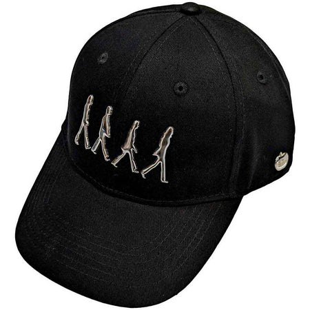 The Beatles - Abbey Road-Silver Side Apple  - Black OSFA Baseball Cap