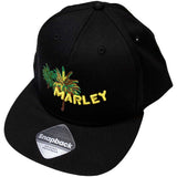 Bob Marley - Palm Trees - Snapback OSFA Baseball Cap