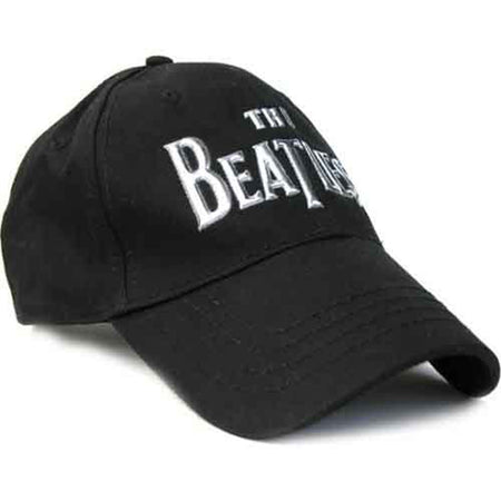 The Beatles - Sonic Shining Drop T Logo with  Apple Highlights - Black Baseball Cap