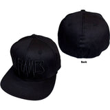 In Flames - Black Logo  - OSFA  Black Baseball Cap