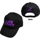 Black Sabbath - Demon and Logo - Black Baseball Cap