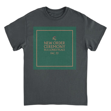 New Order - Ceremony Cover - Black t-shirt