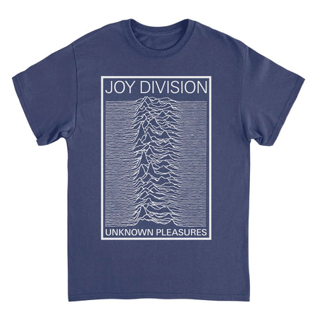 Joy Division - Unknown Pleasures Frame - Navy Blue t-shirt