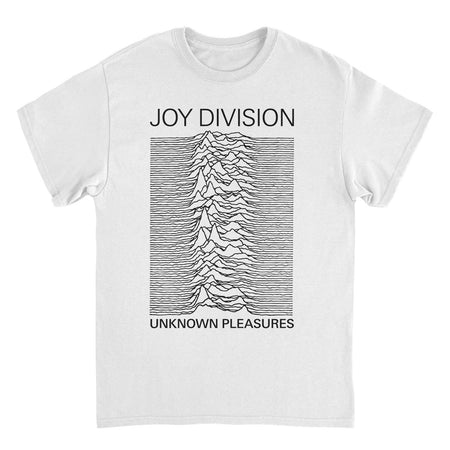 Joy Division - Unknown Pleasures - Titles - White t-shirt