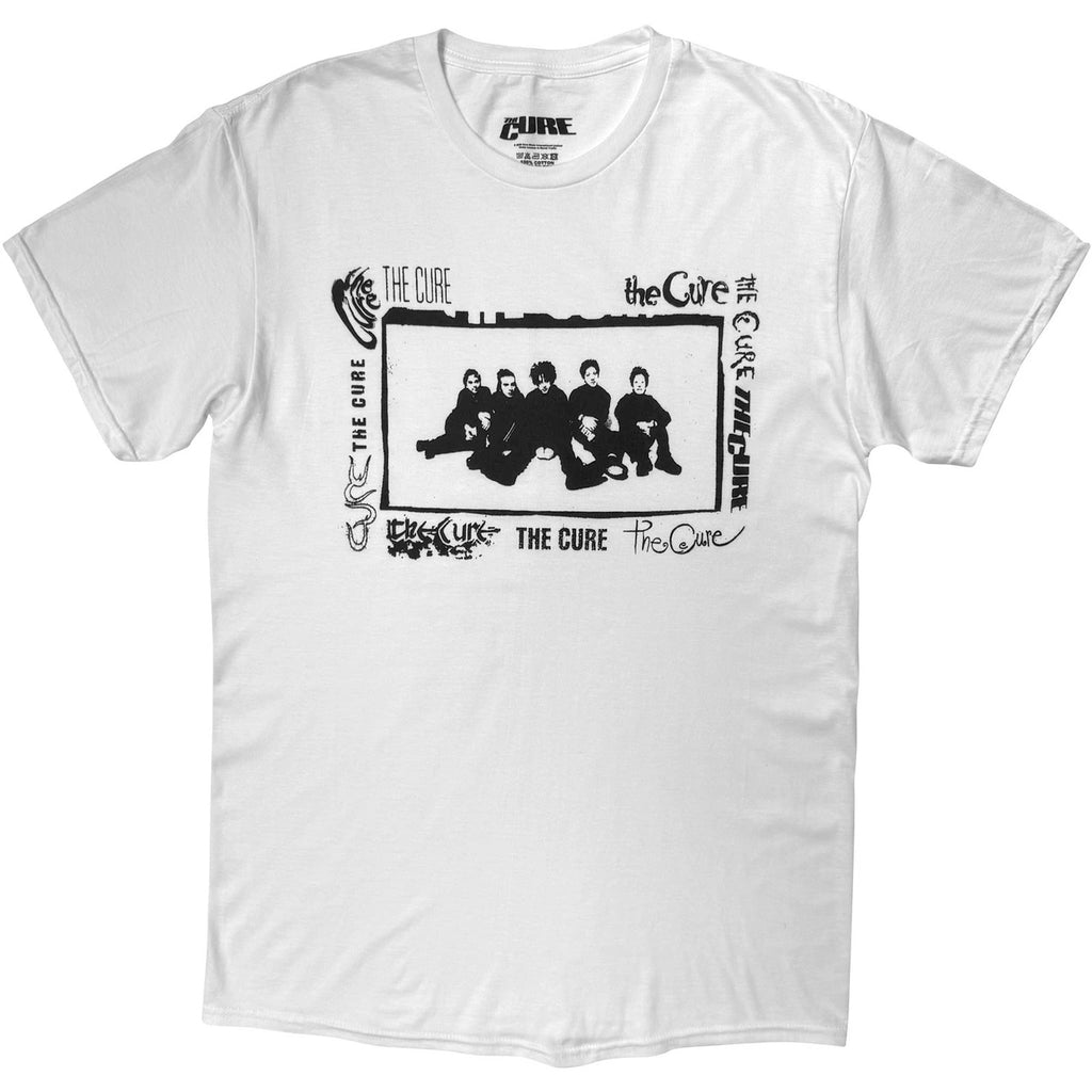 The Cure - Group Mono - White t-shirt