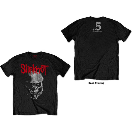 Slipknot - Gray Chapter Skull w/backprint - Black t-shirt