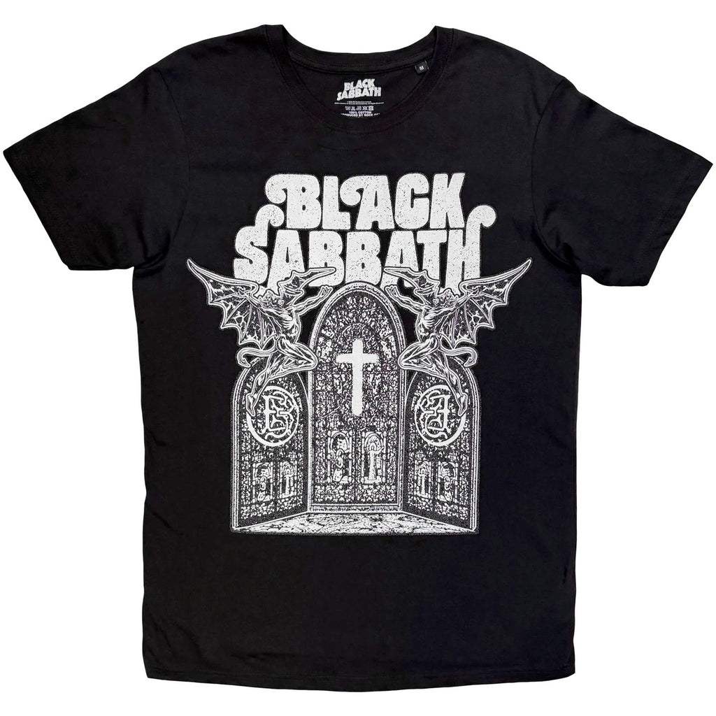 Black Sabbath - Church Windows - Black t-shirt