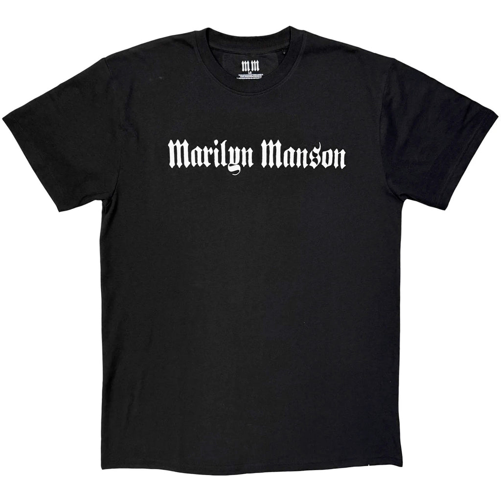 Marilyn Manson -  Logo Mono - Black t-shirt