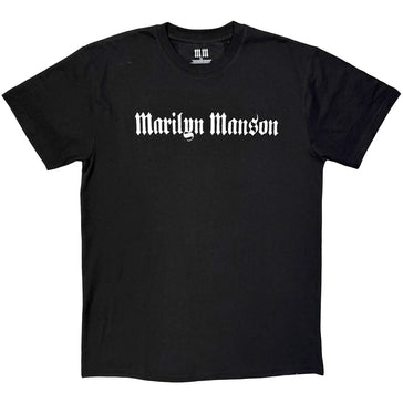 Marilyn Manson -  Logo Mono - Black t-shirt