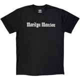 Marilyn Manson -  Logo Mono - Black t-shirt