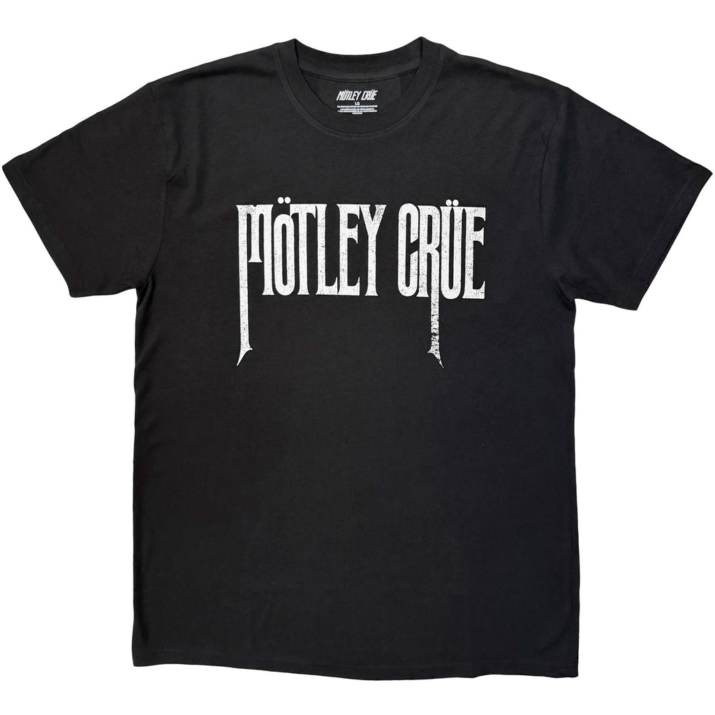 Motley Crue -  Logo Mono - Black t-shirt