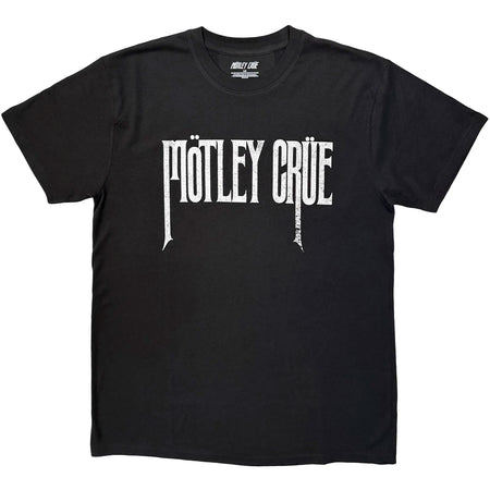 Motley Crue -  Logo Mono - Black t-shirt