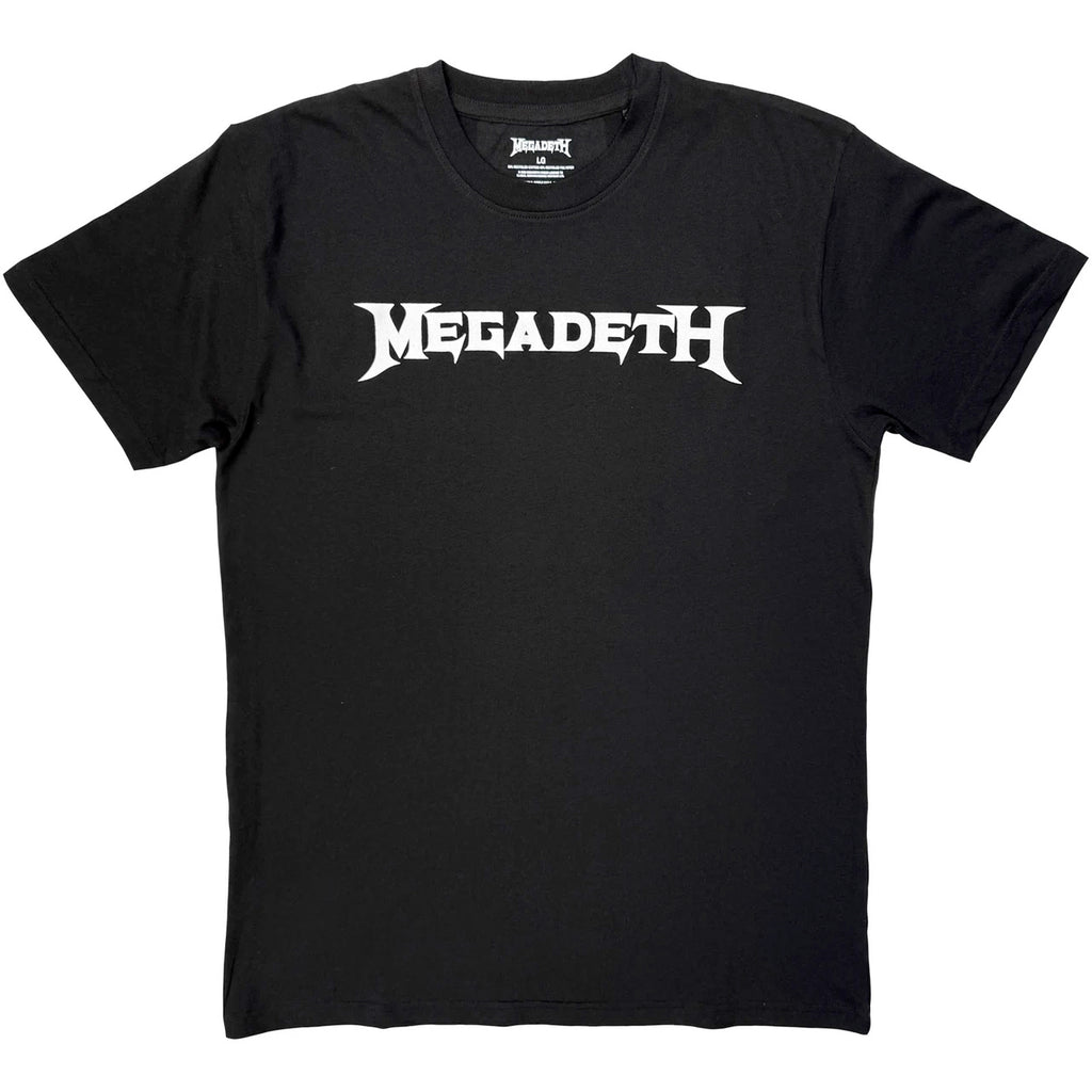 Megadeth -  Logo Mono - Black t-shirt