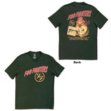 Foo Fighters - Exhausted - Green  t-shirt