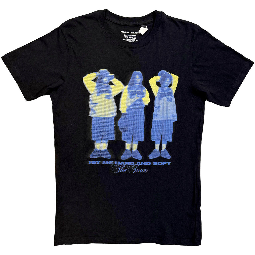 Billie Eilish - Blurred Stand - Black  t-shirt