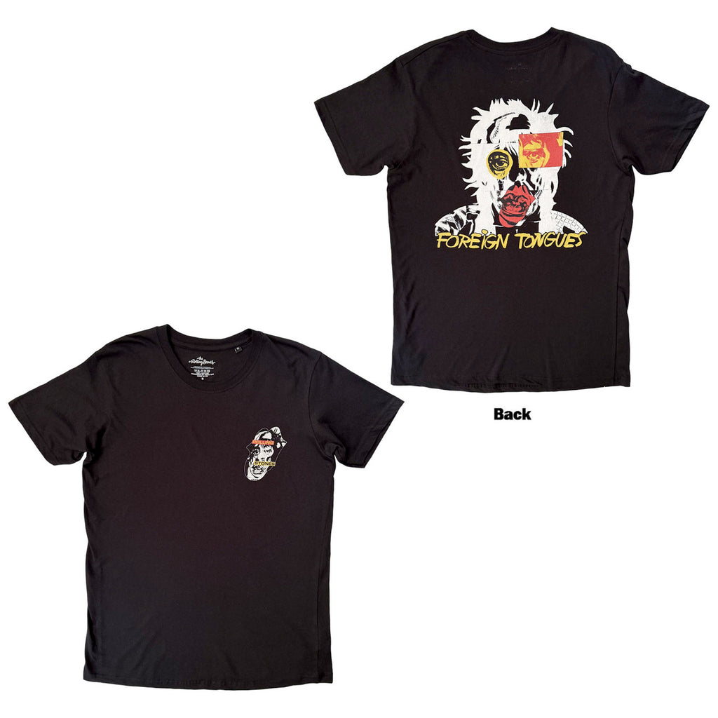 The Rolling Stones - Foreign Tongues Pocket logo - Black t-shirt