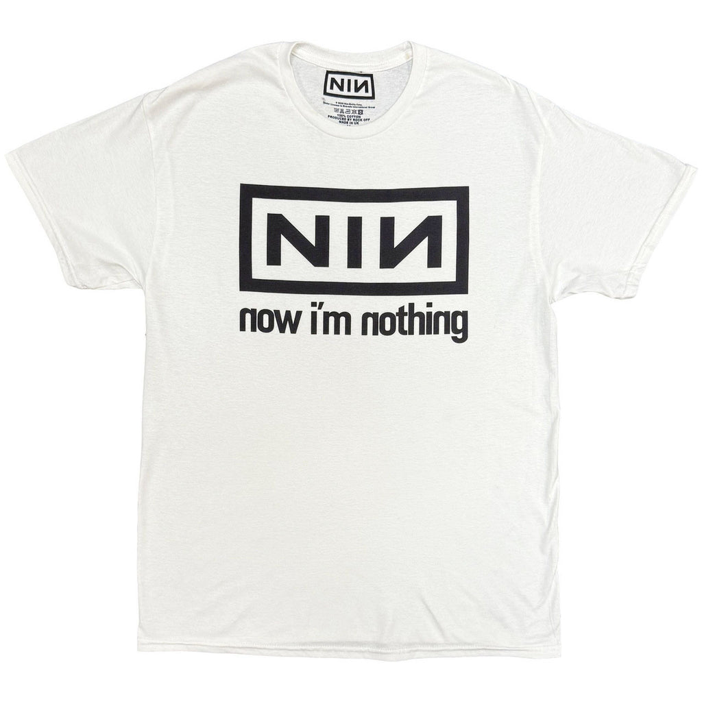 Nine Inch Nails - Now I'm Nothing  - White t-shirt